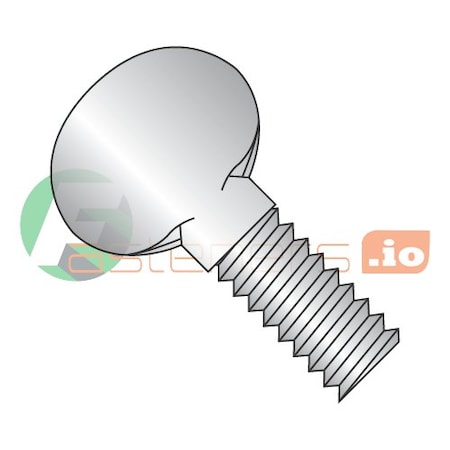 Newport Fasteners Thumb Screw, 5/16"-18 Thread Size, Spade, 18-8 Stainless Steel, 0.67 in Head Ht, 3 in Lg, 100 PK 663839